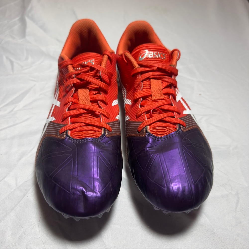 ASICS Hyper RocketGirl SP 6 Track Sprinting Shoes Womens Size 8.5 Orange/Purple
